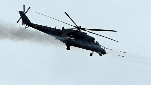 Śmigłowiec Mi-28 rosyjskich sił powietrznych