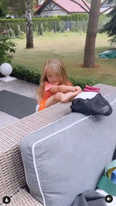 Joanna Krupa ćwiczy razem z córką Ashą