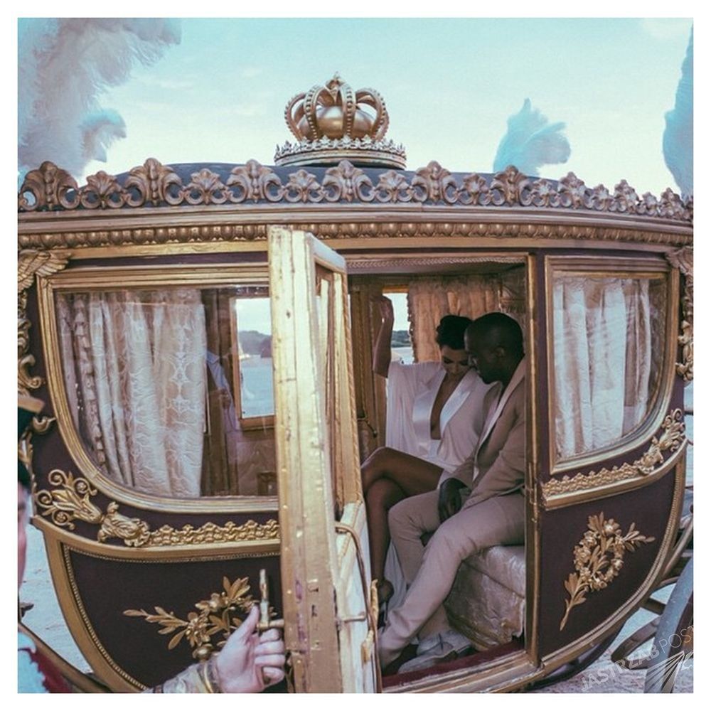 Ślub Kim Kardashian i Kanye Westa, fot. Instagram