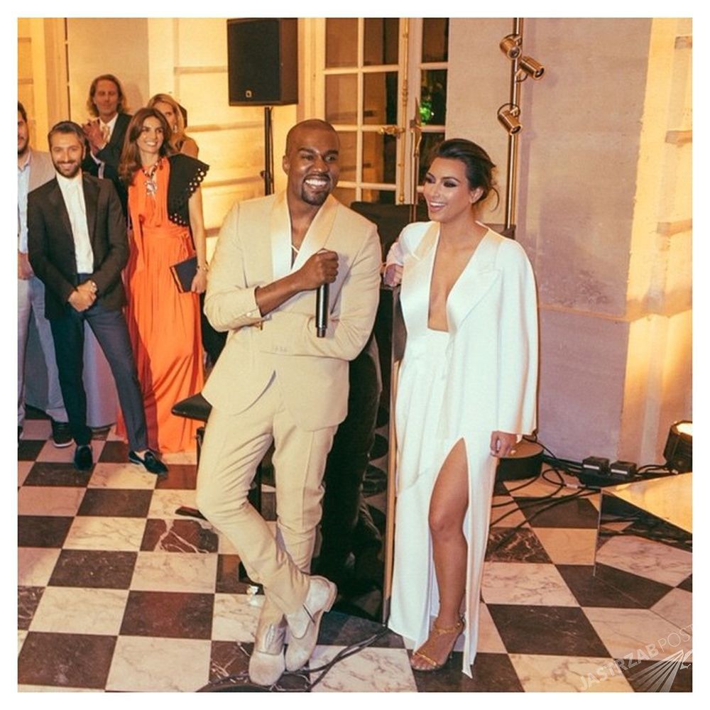 Ślub Kim Kardashian i Kanye Westa, fot. Instagram