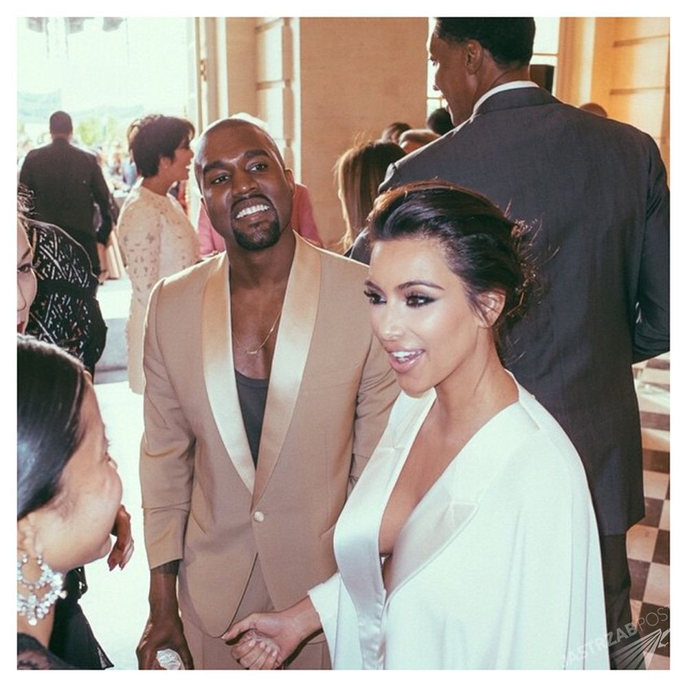 Ślub Kim Kardashian i Kanye Westa, fot. Instagram
