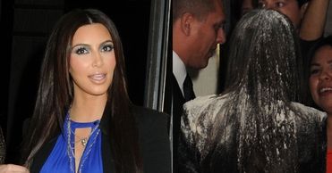 Kim Kardashian obrzucona białym proszkiem!