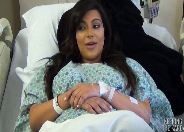 Kim Kardashian pokazała w programie łożysko