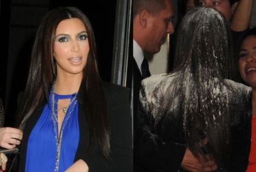 Kim Kardashian obrzucona białym proszkiem!