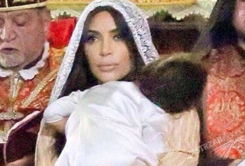 Kim Kardashian pokazała zdjęcie z chrzcin córki! Odbył się w wyjątkowy miejscu [ZDJĘCIA]