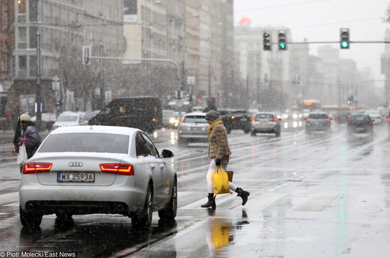 Burza śnieżna nad Mazowszem. Tragiczny bilans nagłego załamania pogody