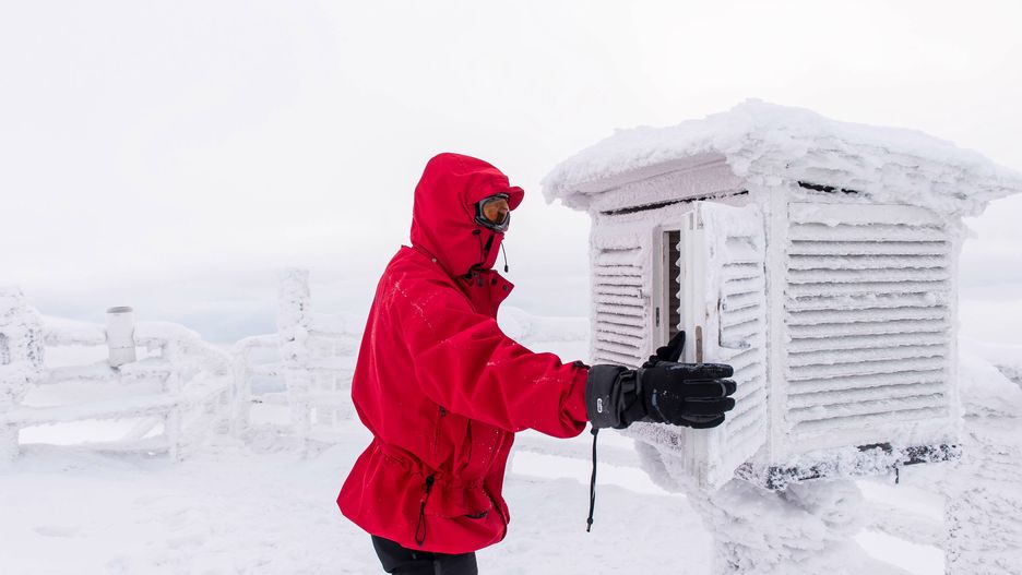 Obserwatorium Meteorologiczne IMGW na Śnieżce (najwyższym szczycie Karkonoszy)