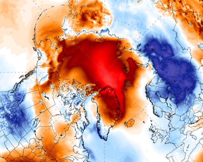 Na Arktyce cieplej niż w Polsce. Nawet 30 stopni powyżej średnich temperatur