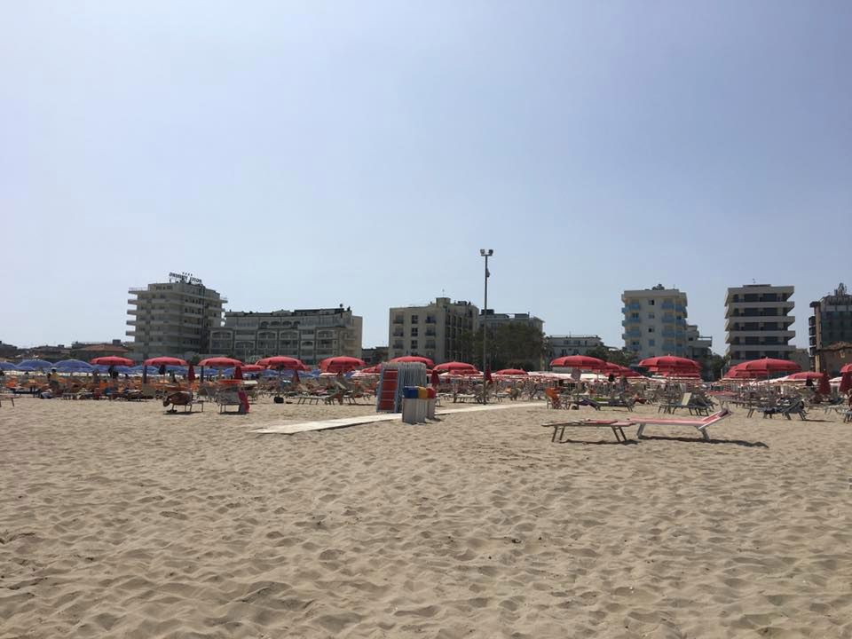 Plaża w Rimini, gdzie doszło do napaści na Polaków