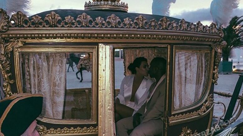 Ślub Kim Kardashian i Kanye Westa, fot. Instagram