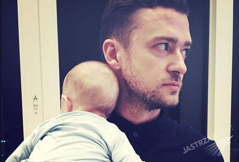 Justin Timberlake z synem, fot. INSTAGRAM