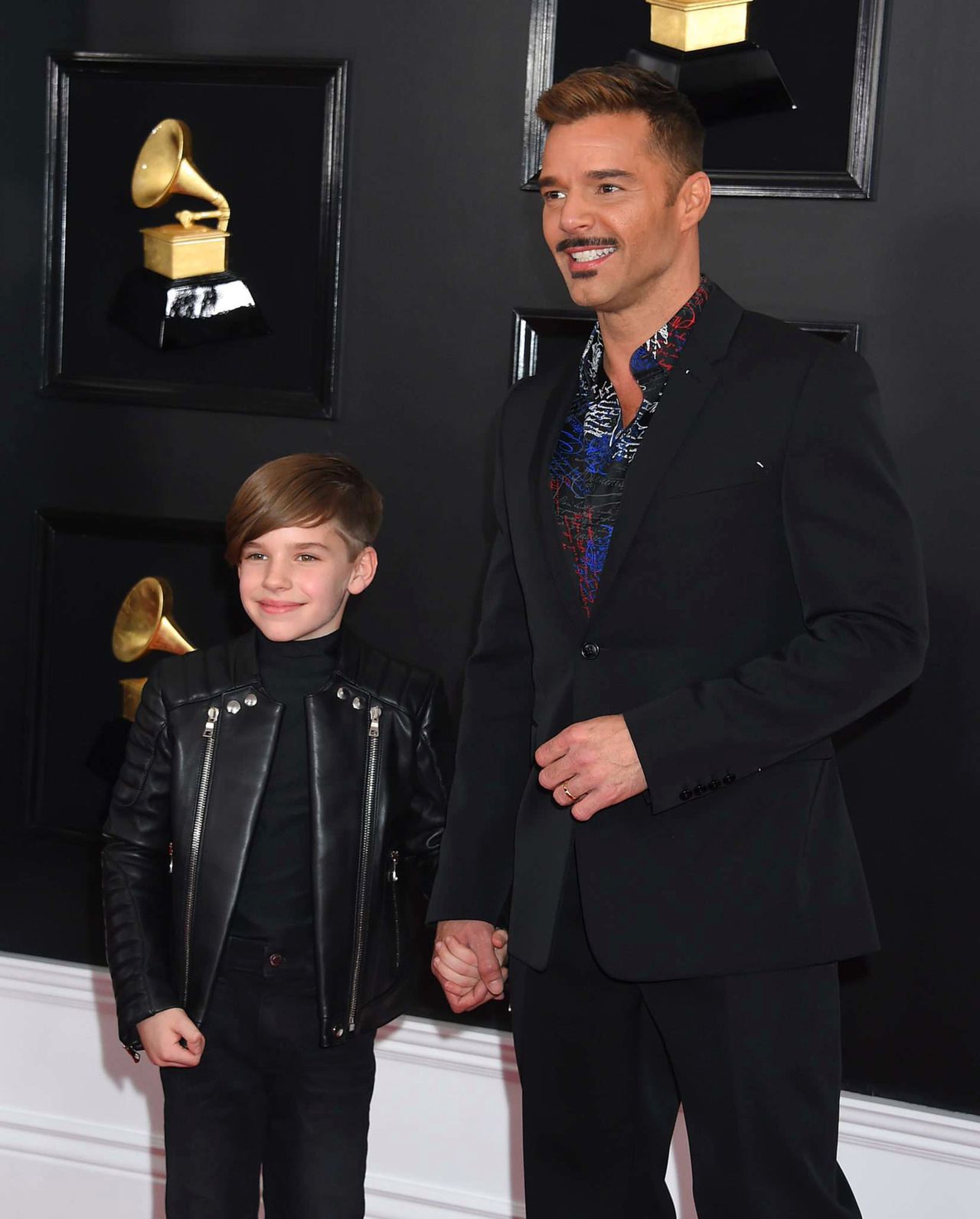 Ricky Martin z synem Matteo - Grammy 2019