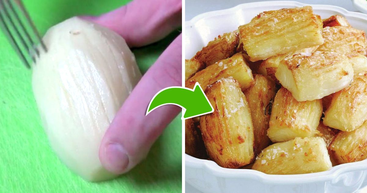 Dzięki temu prostemu trikowi z widelcem, przygotujesz idealne ziemniaki z piekarnika