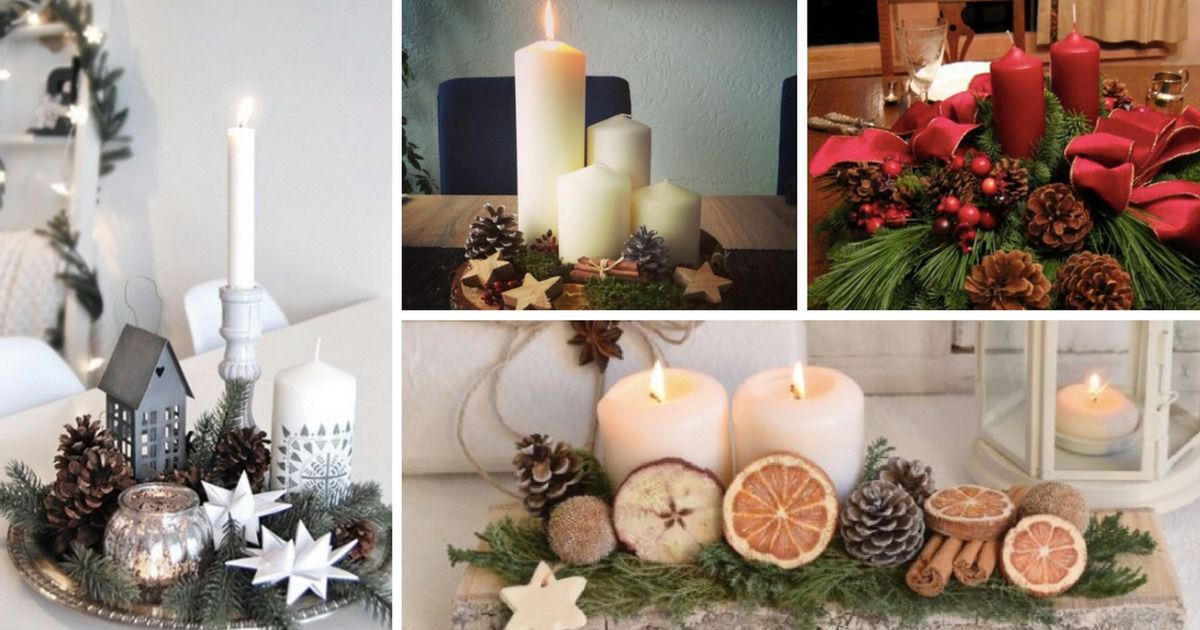 21 kreatywnych pomysłów na świąteczny stroik ze świeczkami. Nie może ich zabraknąć podczas świąt
