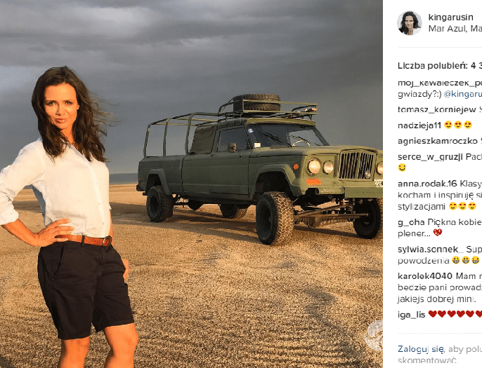 Kinga Rusin na planie Agent Gwiazdy