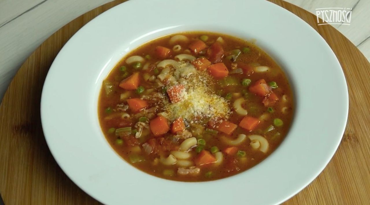 Pyszna zupa we włoskim klimacie