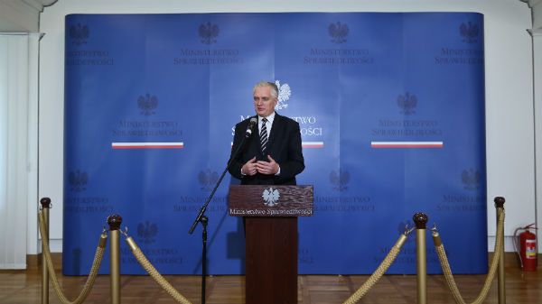 Minister sprawiedliwości Jarosław Gowin