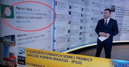 Jarosław Kuźniar strollowany podczas wieczoru wyborczego