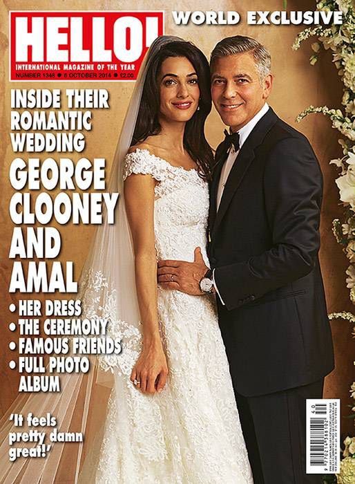 George Clooney, Amal Alamuddin
Fotografia: screen z Hellomagazine.com