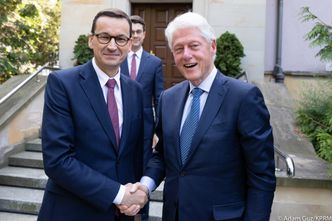 Mateusz Morawiecki spotkał się z Billem Clintonem. Rozmawiali o biznesie