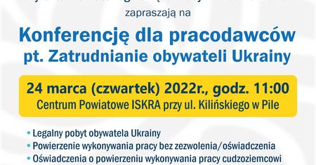 Konferencja dot. zatrudniania obywateli Ukrainy