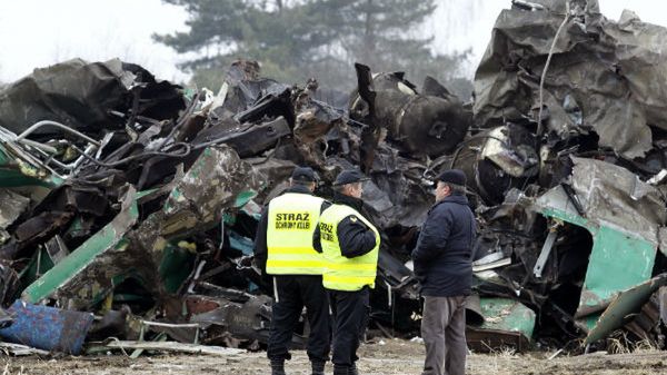 Miejsce katastrofy kolejowej pod Szczekocinami