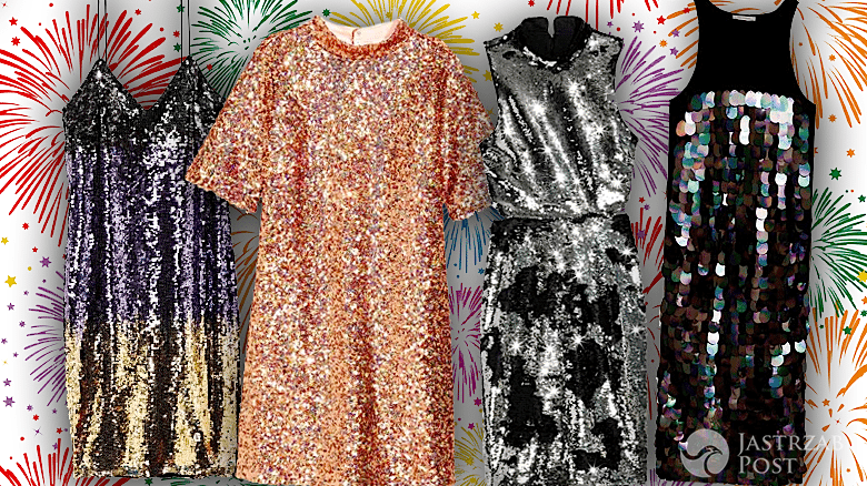 Sukienki na Sylwestra 2016 cekiny