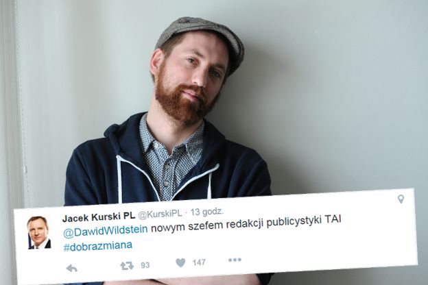 Dawid Wildstein mianowany na stanowisko szefa publicystyki w TAI