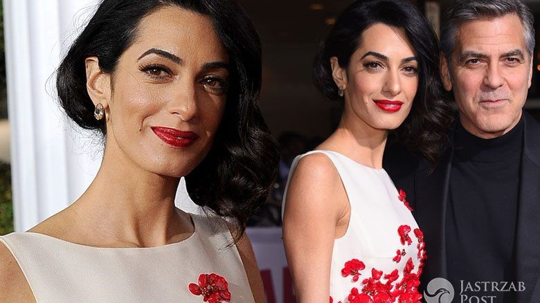 Sukienka: Giambattista Valli. Amal Clooney, premiera "Ave, Cezar!" (fot. ONS)