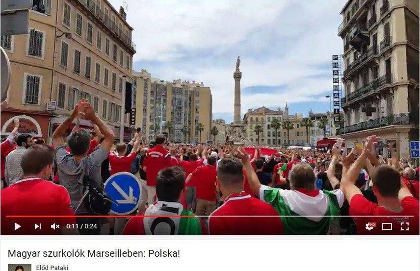 Węgrzy kibicują Polakom w meczu Polska-Ukraina