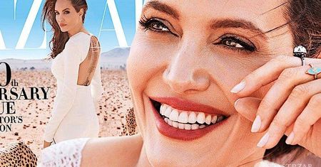 Zjawiskowa Angelina Jolie w egzotycznej sesji dla "Harper's Bazaar"! Obłędne zdjęcia zrobił jej Polak!