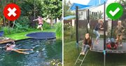 Od tego, gdzie ustawisz trampolinę, zależy bezpieczeństwo i zdrowie Twojego dziecka