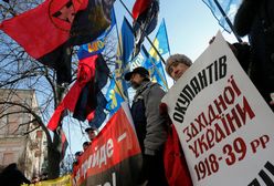 Ukraińscy nacjonaliści przed polską ambasadą. Są przeciwni nowelizacji ustawy o IPN