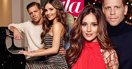 "Gala" wystrzeliła świąteczną torepdę! Wojciech Szczęsny sugestywnie trzyma Marinę za brzuszek w anielskiej sesji! Czy chcą nam coś przekazać?