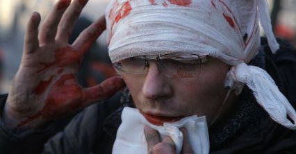 Rozlew krwi na Ukrainie
