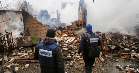 Wybuch samochodu OBWE na Ukrainie - zginął Brytyjczyk