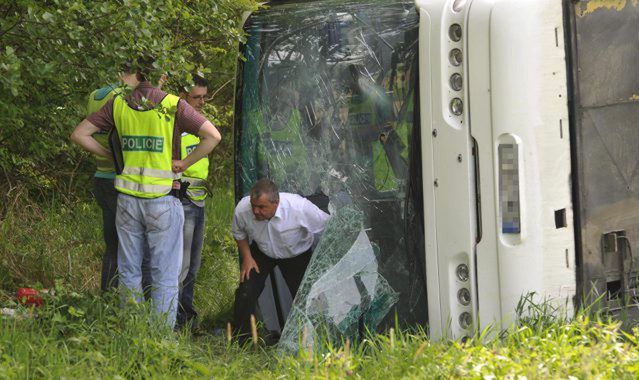 Wypadek polskiego autokaru - 7 osób rannych