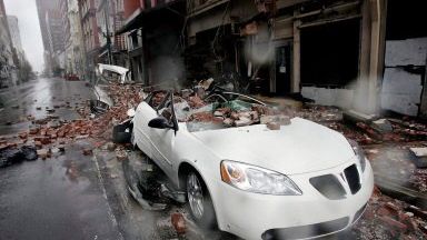 Zniszczenia w Nowym Orleanie