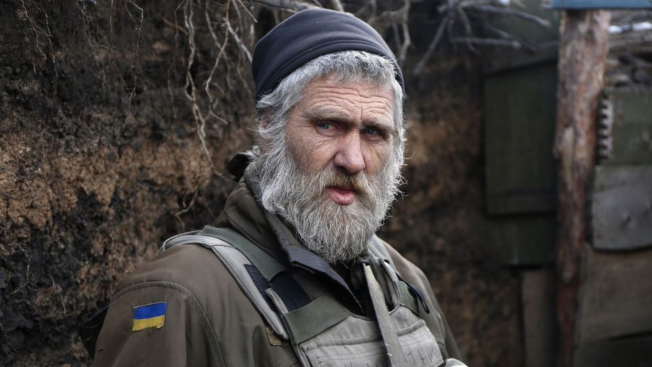 Żołnierz ukraiński na wschodzie kraju