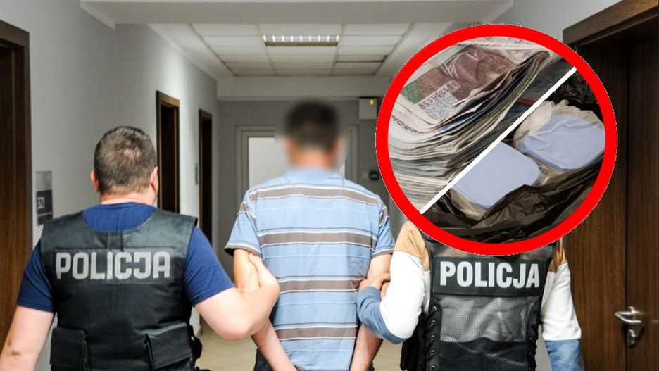 6 kilogramów narkotyków i kilkanaście tysięcy złotych zabezpieczono w mieszkaniu 24-latka