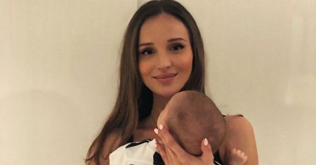 Marina zabrała synka na mecz. Liam kibicował tacie