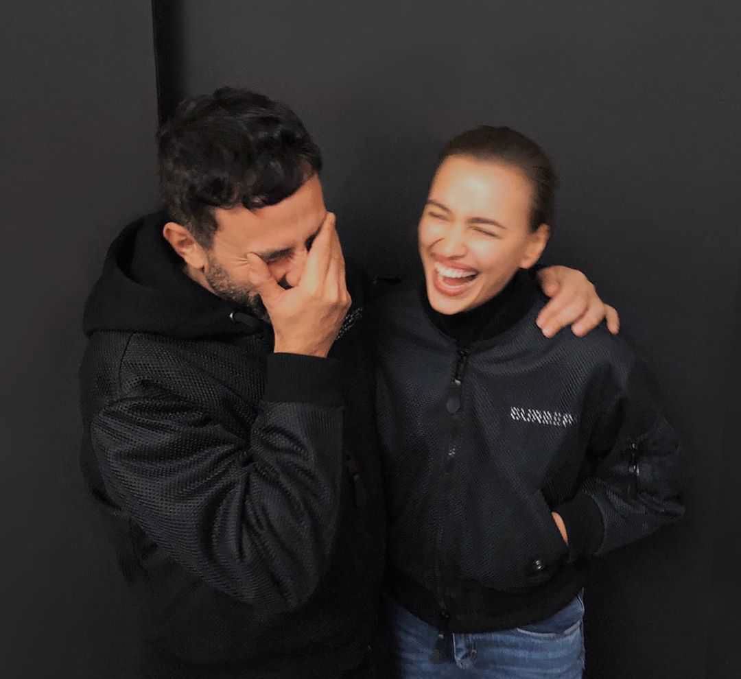 Irina Shayk i Riccardo Tisci - wspólne zdjęcie na Instagramie