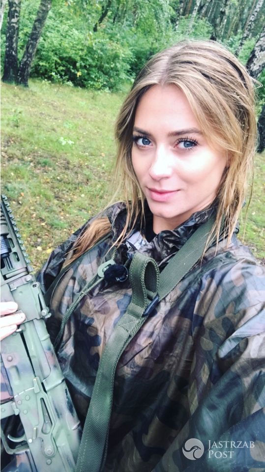 Marcelina Zawadzka na poligonie