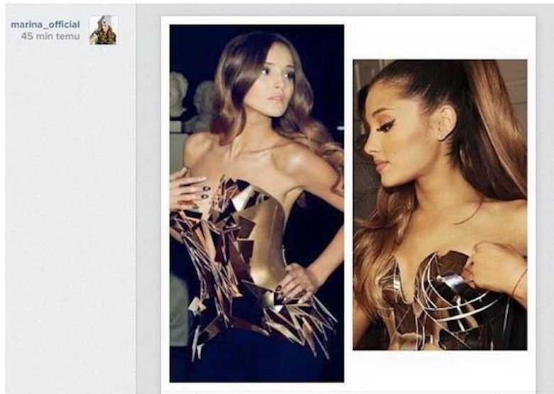 Marina i Ariana Grande są do siebie podobne? Polska gwiazda jako pierwsza włożyła metaliczny gorset