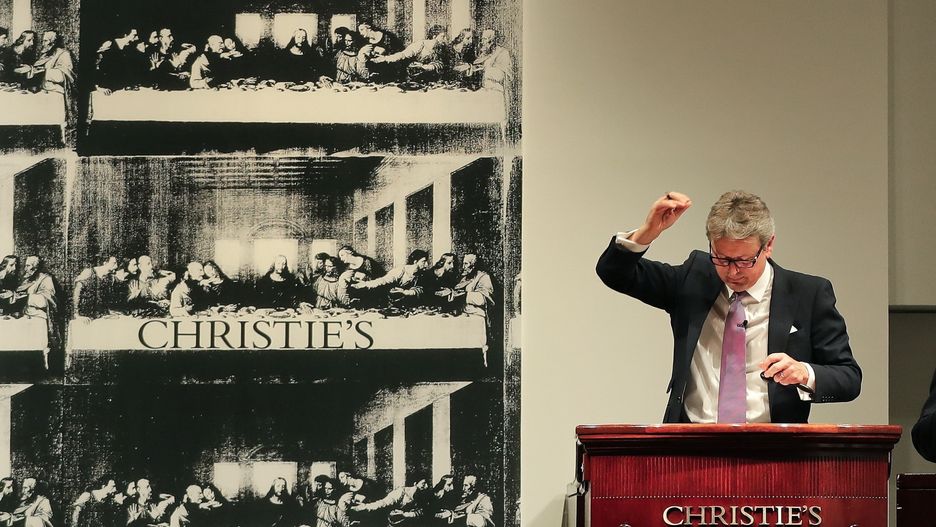 Rekordową licytację w nowojorskim domu aukcyjnym Christie's prowadził Jussi Pylkannen