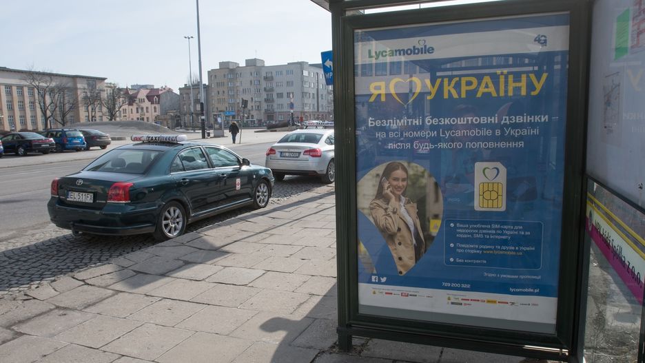 Reklama oferty sieci komórkowej