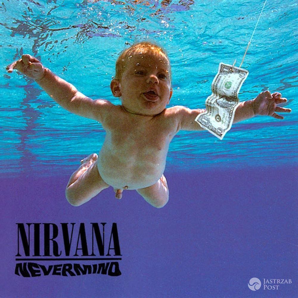 Okładka płyty zespołu Nirvana "Nevermind" z 1991 r.