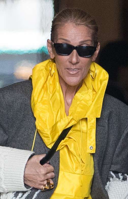 Celine Dion maskuje szczupłą sylwetkę w oryginalnej sukience