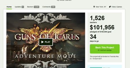 Guns of Icarus Online po raz drugi na Kickstarterze. Tym razem twórcy chcą rozbudować swoją grę