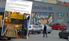 Skandaliczna tabliczka w sklepie w Barlinku. "Każdy obywatel Ukrainy będzie poddany kontroli"